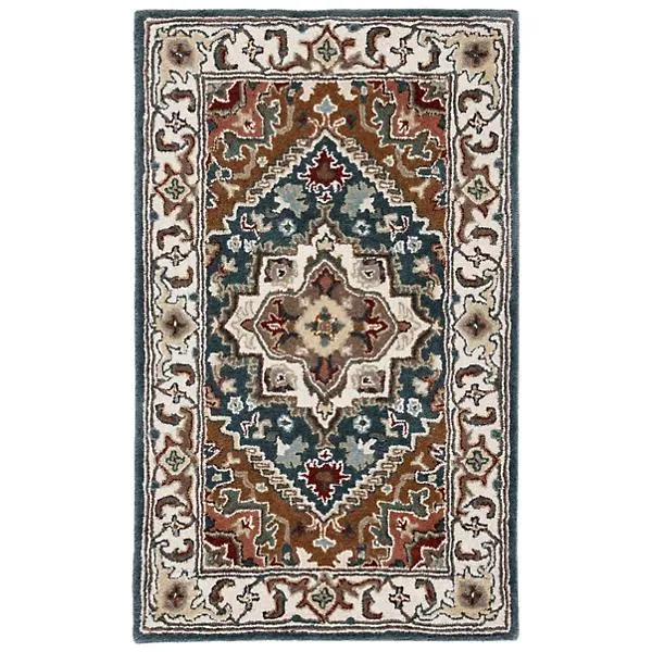 Heritage Row Heriz Medallion Area Rug