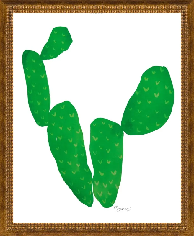 Green Cacti by Kate Roebuck for Artfully Walls