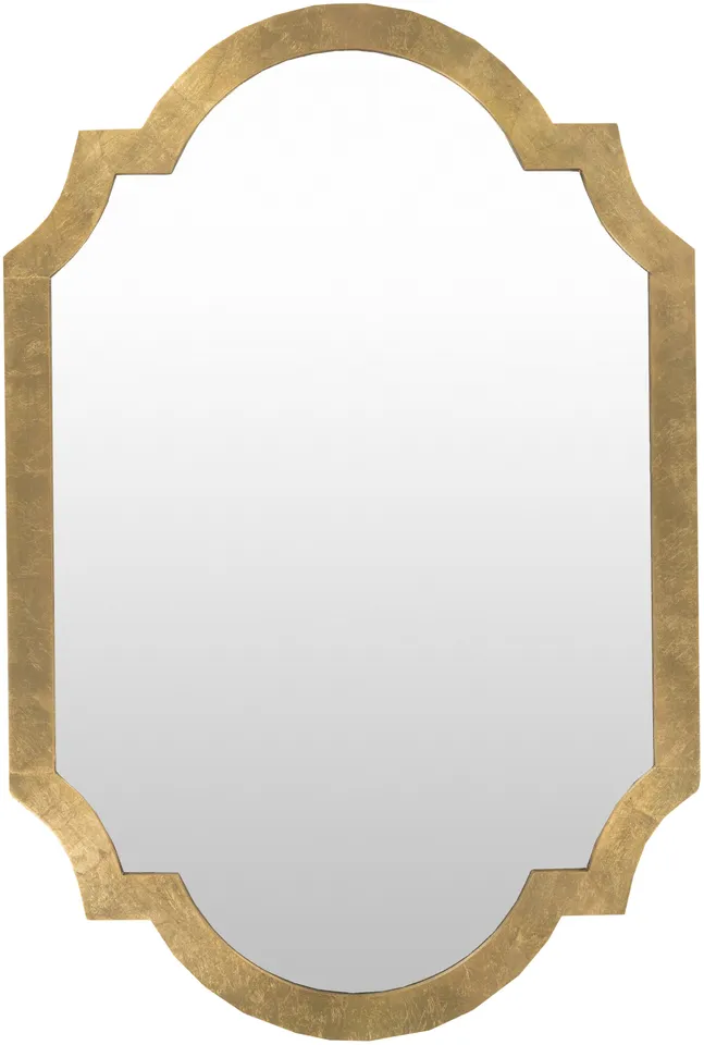 Norway Gold 45"H x 30"W x 2"D Accent Mirror