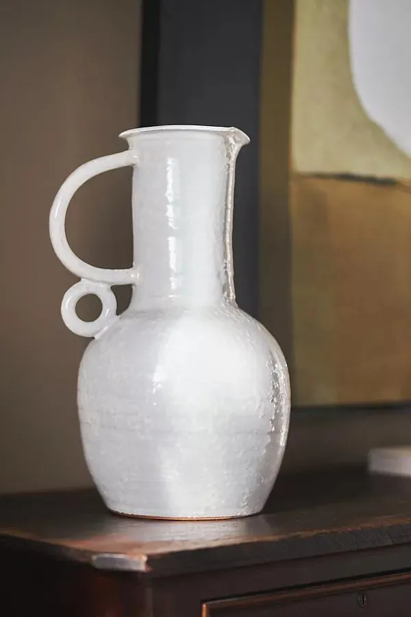 Paria Azure White Vase