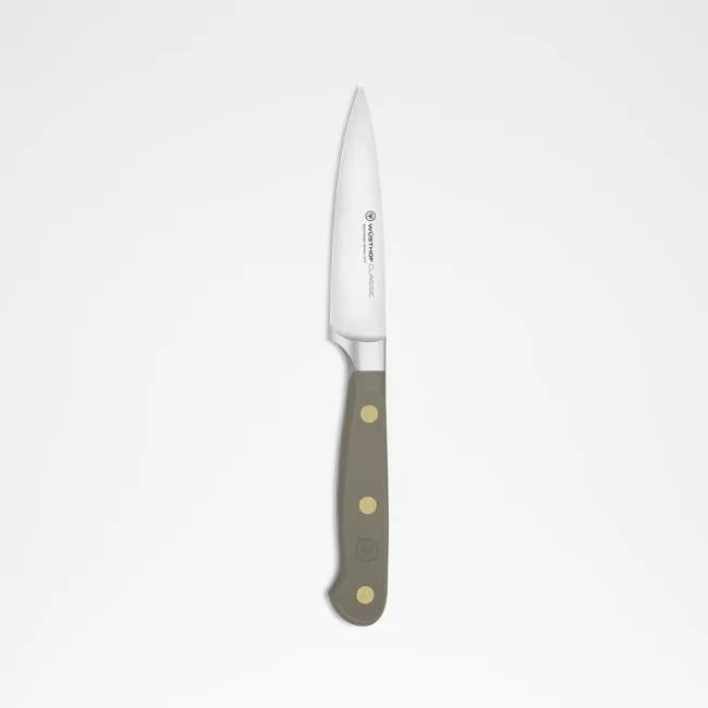Wusthof Classic Color Velvet Oyster 3.5" Paring Knife