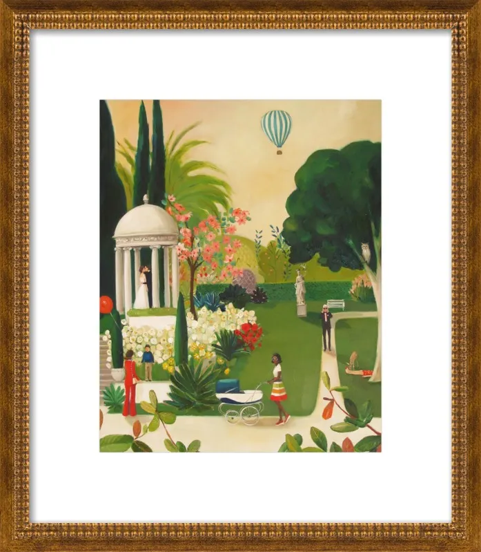 A Fainting in the Botanical Gardens by Janet Hill for Artfully Walls