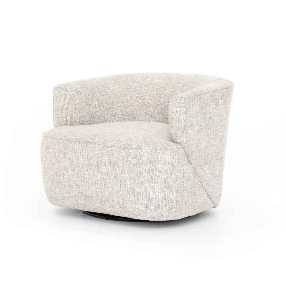Mila Swivel Chair-Brazos Dove