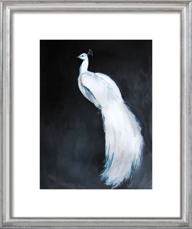 White Peacock II by Christine Lindstrom for Artfully Walls