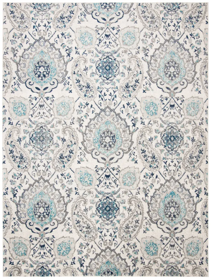 Arlo Home Woven Area Rug, MAD600C, Cream/Light Grey,  12' X 15'