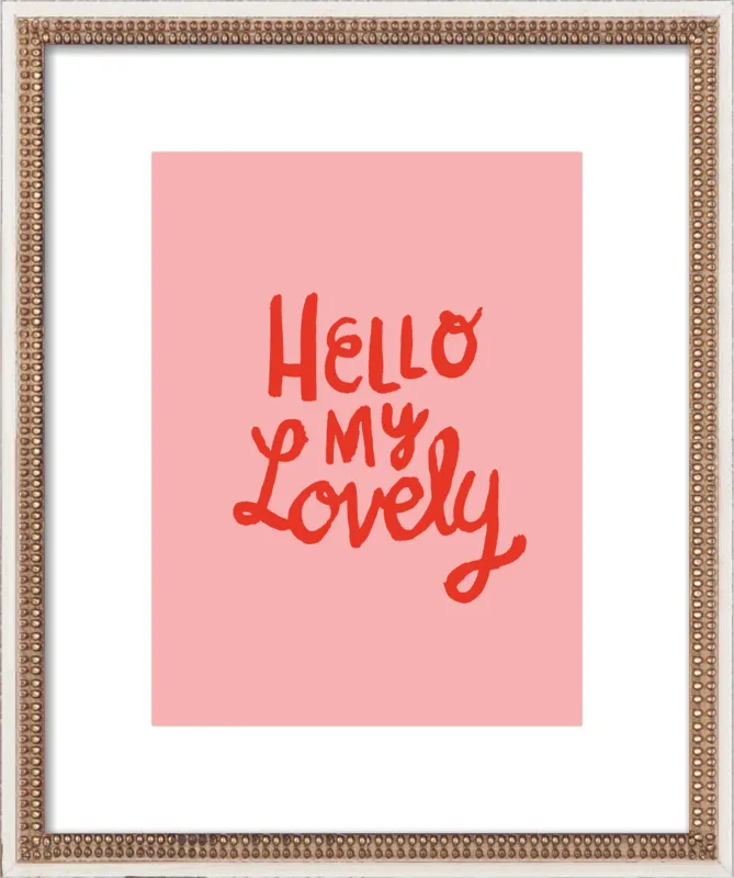 Hello My Lovely by Paula Mills for Artfully Walls