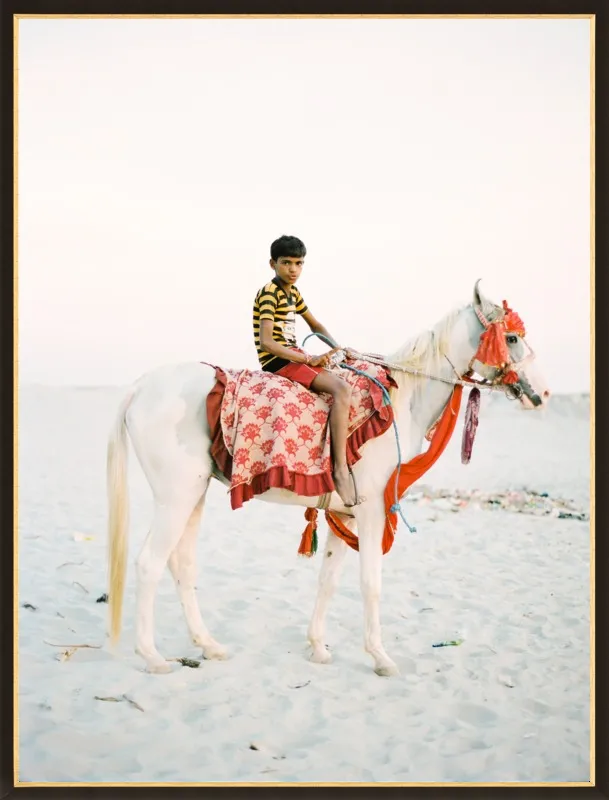 Boy on Horse by Andrew Jacona for Artfully Walls