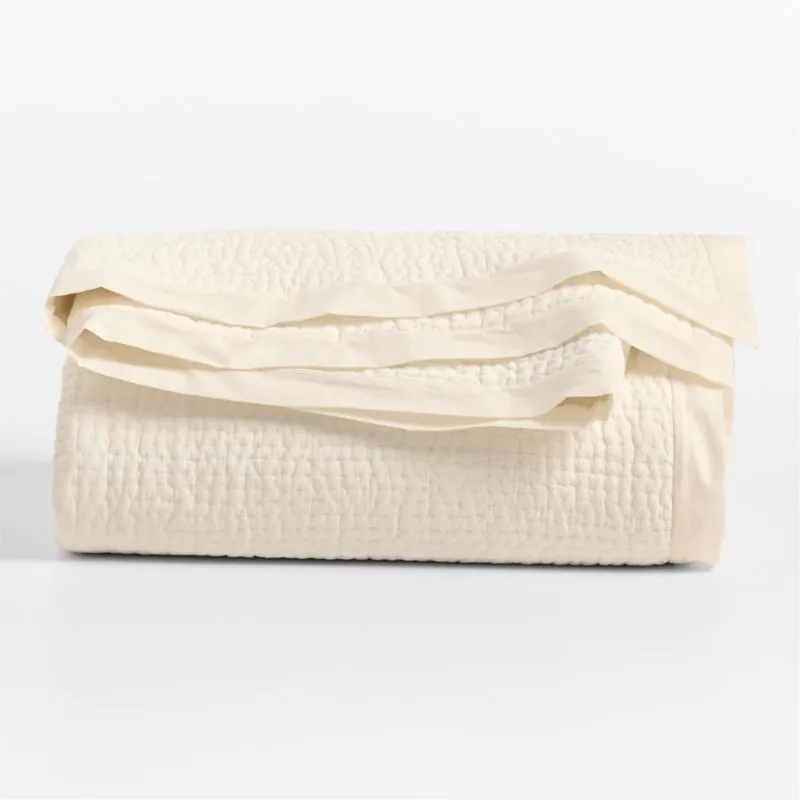 Celeste Organic Cotton Undyed Full/Queen Quilt