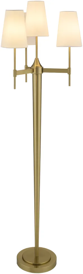 Tarro  Metallic 68"H x 15"W x 11"D Accent Floor Lamp