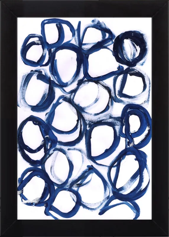 Blue Loops by morioke for Artfully Walls