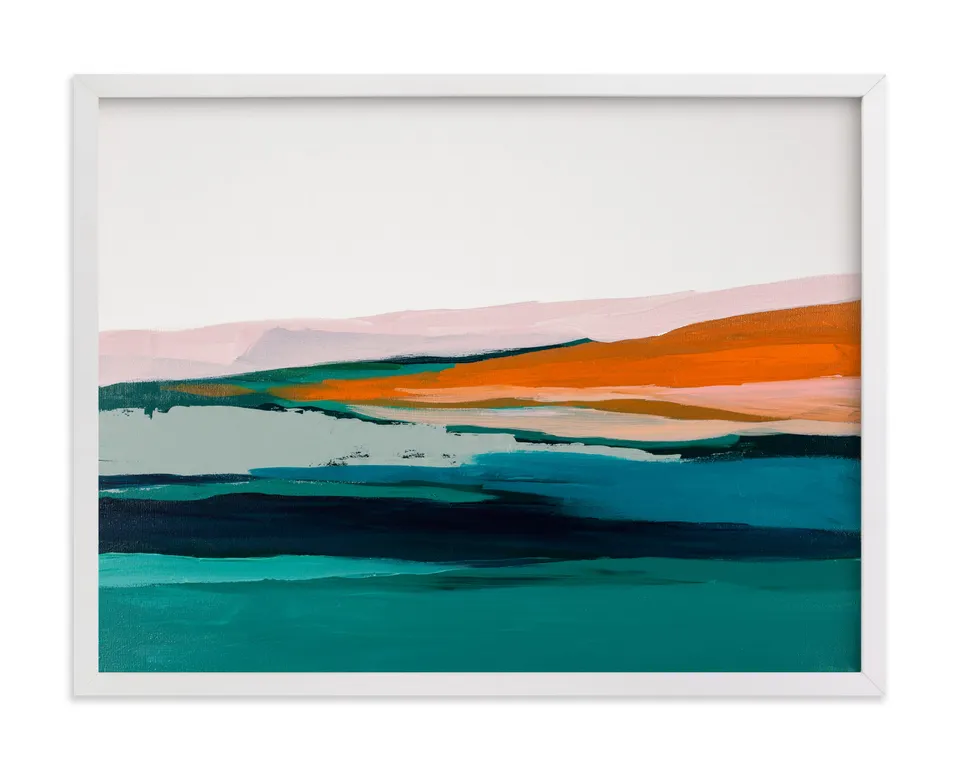Colorful Abstract Seascape Limited Edition Fine Art Print