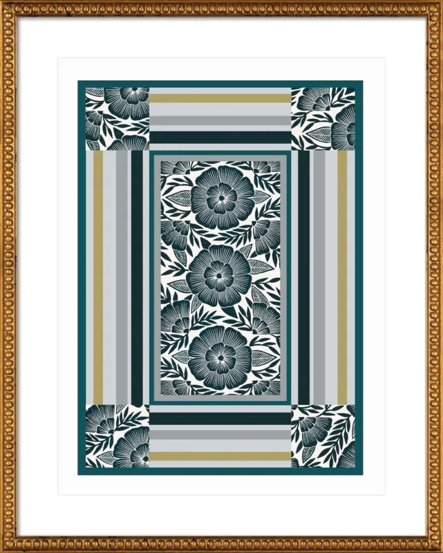 Botanical Frame 1 by Katharine Watson for Artfully Walls