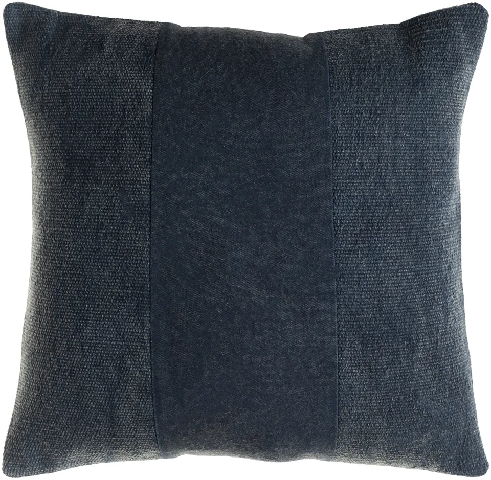 Washed Stripe WSS-001 18"L x 18"W Down Filled Pillow