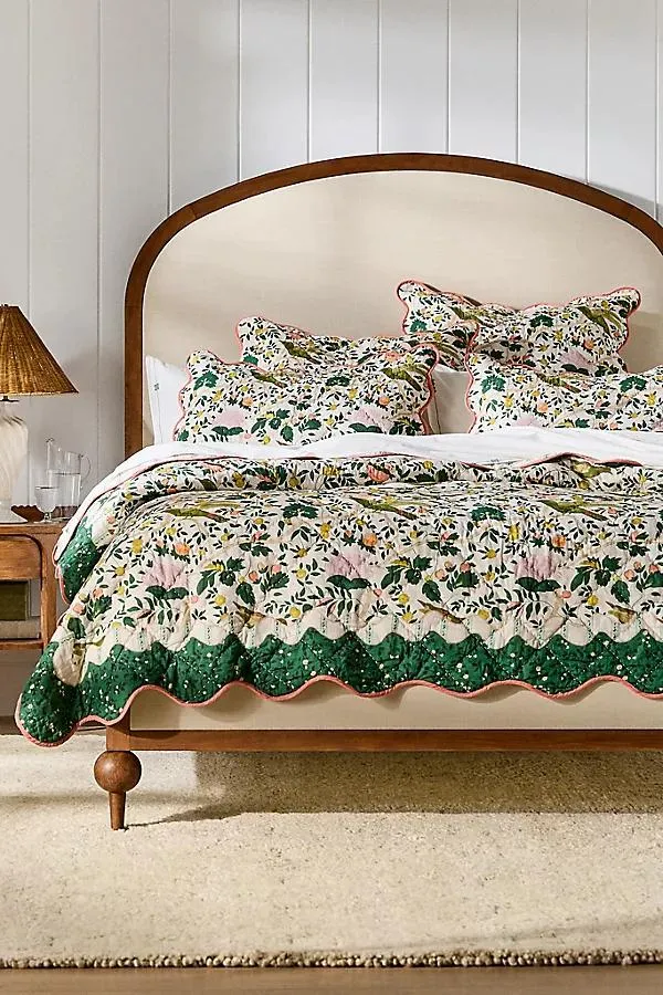 Iluka 100% Cotton Gauze Floral Quilt