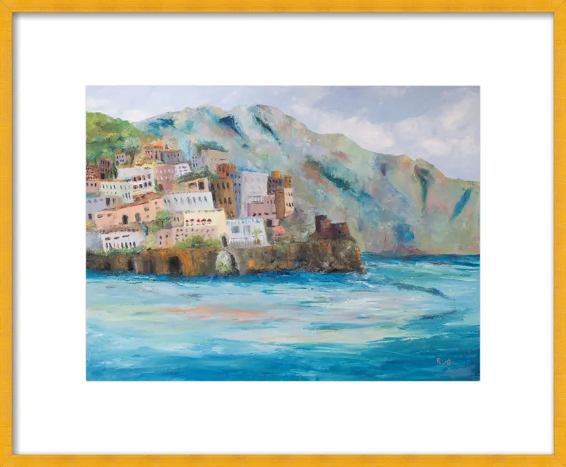 Amalfi Coast by Renee A Ortiz for Artfully Walls