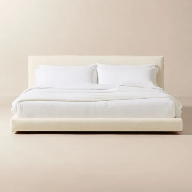 Facade Upholstered California King Bed