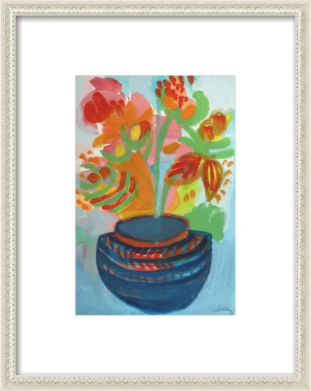 Red Flowers by Iria Fernandez Alvarez for Artfully Walls