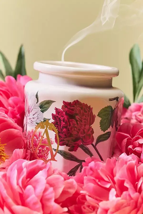 Apothecary 18 Floral Peony Blush Ceramic Candle