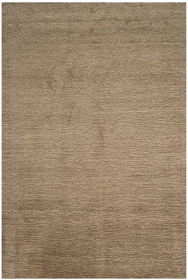 Arlo Home Hand Loomed Area Rug, HIM311B, Brown,  8' X 10'