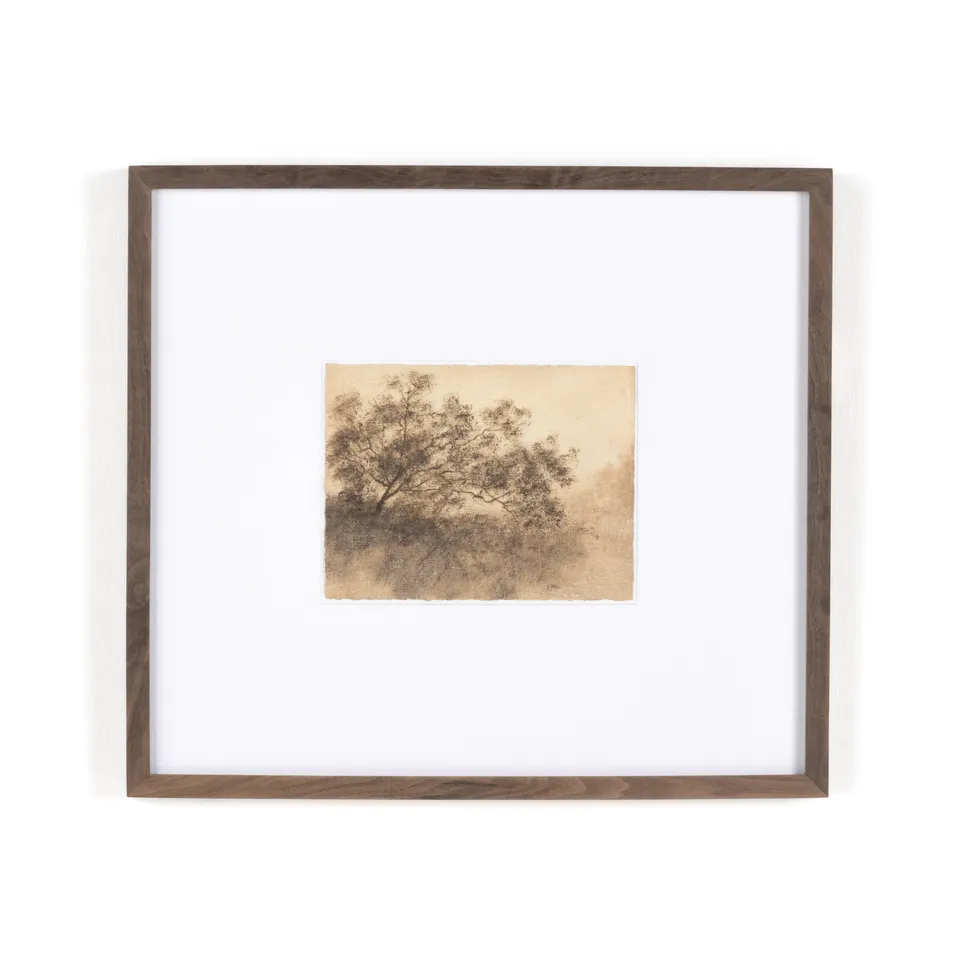 Hillside Haze X by Aileen Fitzgerald - Rustic 1.5 Walnut