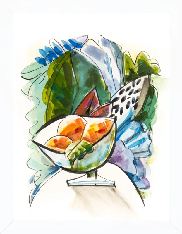 Still life with oranges by Becky Aubry for Artfully Walls