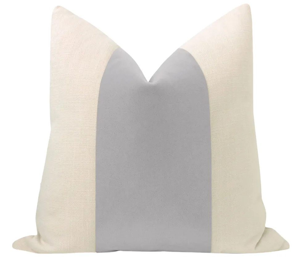 PANEL :: MOHAIR VELVET // DOVE GREY - 24" X 24"