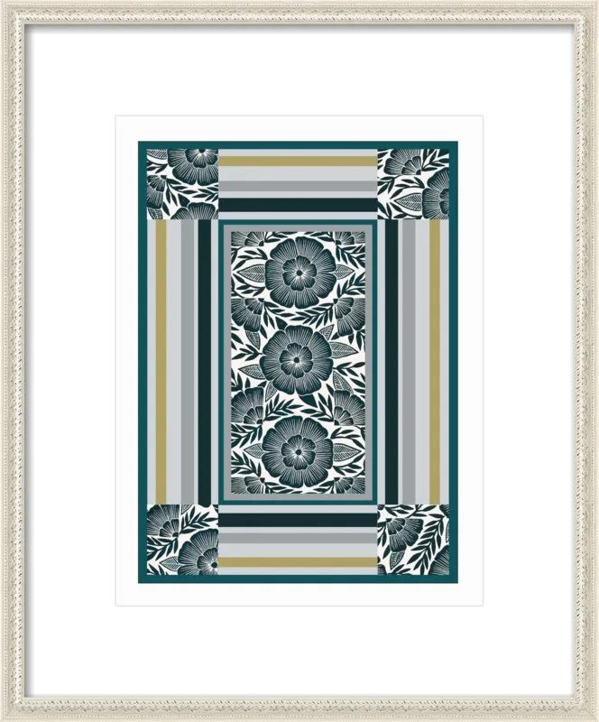 Botanical Frame 1 by Katharine Watson for Artfully Walls