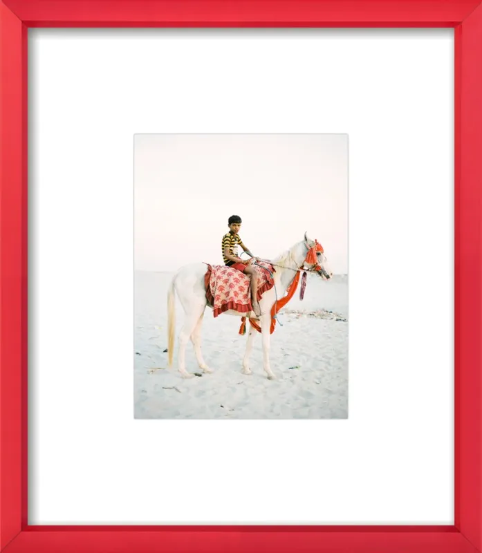 Boy on Horse by Andrew Jacona for Artfully Walls