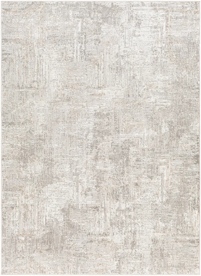 Allegro Beige Indoor 6'7" x 9' Machine Woven Rug