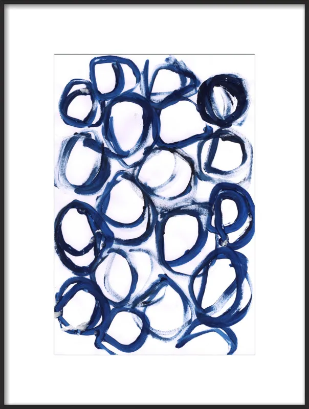 Blue Loops by morioke for Artfully Walls