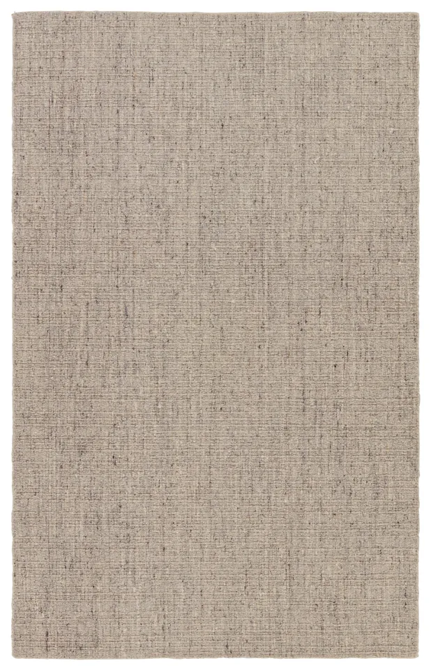 Vidalia Handmade Striped Gray/ Cream Area Rug (6'X9')