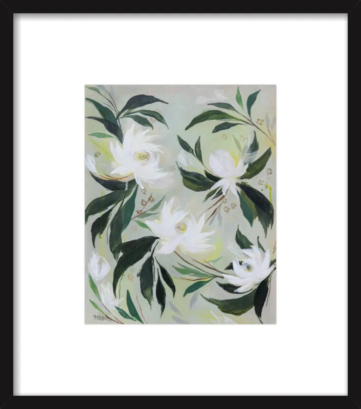 White Gardenia by Rachel Roe for Artfully Walls