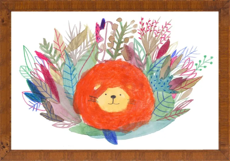 Lion by Marion Barraud for Artfully Walls