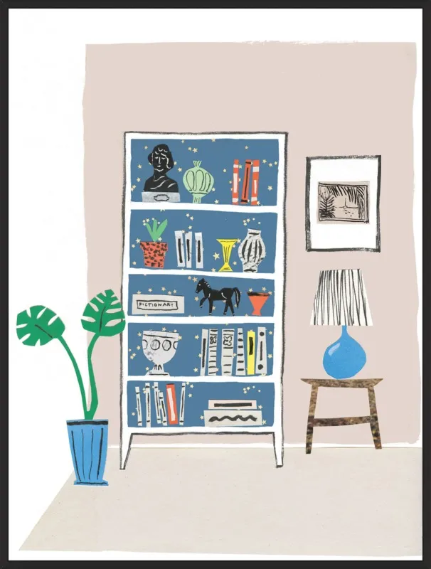 Shelfie by Danielle Kroll for Artfully Walls