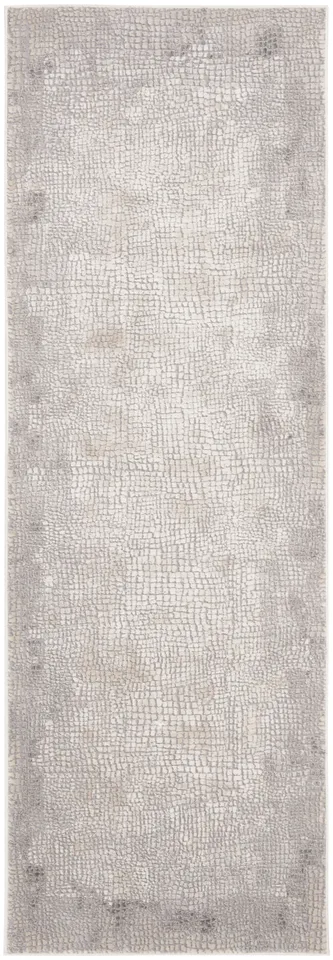 Arlo Home Woven Area Rug, MDW184E, Taupe/Grey,  2' 7" X 8'
