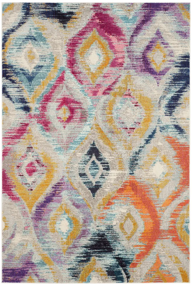 Arlo Home Woven Area Rug, MNC242F, Multi,  5' 1" X 7' 7"