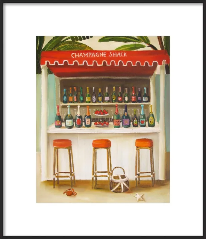 Champagne Shack by Janet Hill for Artfully Walls