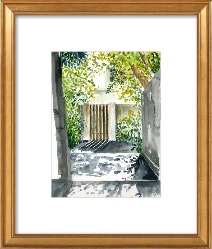 Garden Gate by Miri Eshet for Artfully Walls