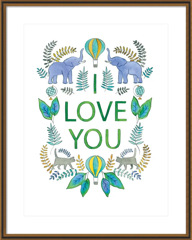 I Love You by Rachel Rogers for Artfully Walls