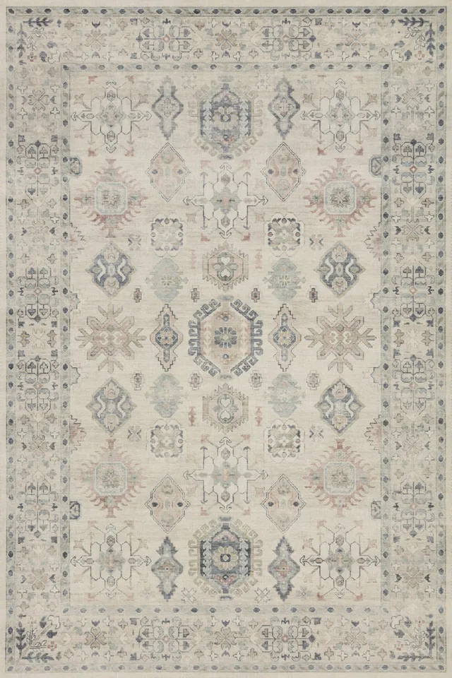 Hathaway HTH-04 Beige / Multi 1'-6" x 1'-6" Sample Swatch
