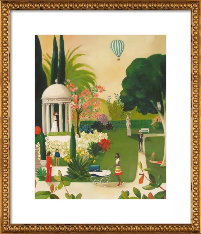 A Fainting in the Botanical Gardens by Janet Hill for Artfully Walls