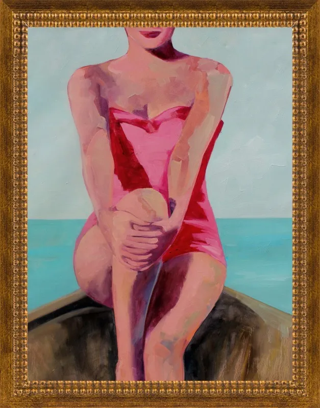 Woman in a Boat by T. S. Harris for Artfully Walls