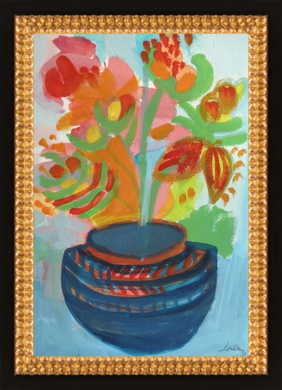 Red Flowers by Iria Fernandez Alvarez for Artfully Walls