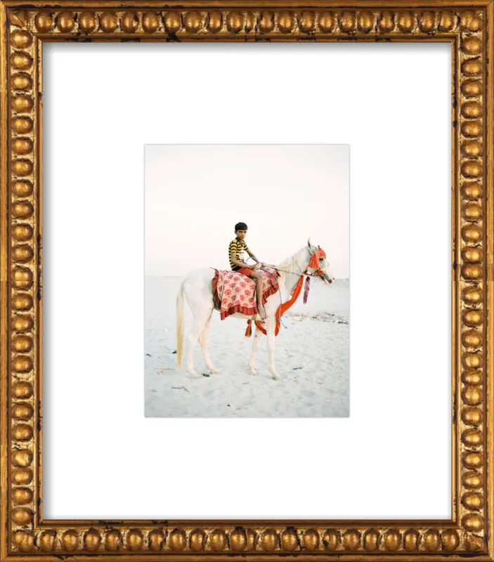 Boy on Horse by Andrew Jacona for Artfully Walls