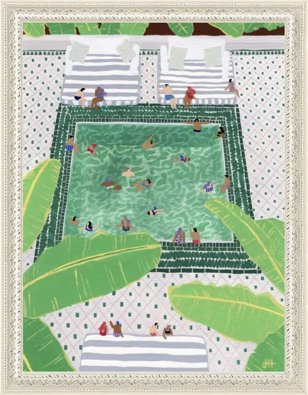 Green Riad by Joanne Ho for Artfully Walls