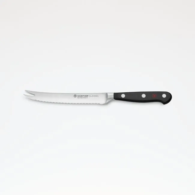 Wusthof ® Classic Black 5" Tomato Knife