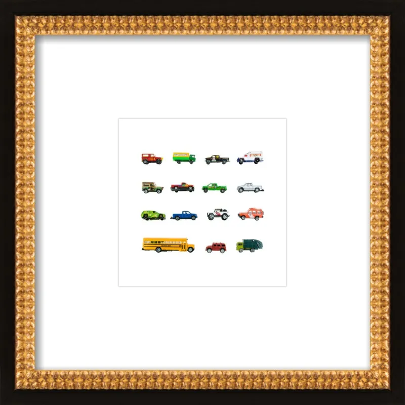 Vintage Toy Trucks by Jennifer Steen Booher for Artfully Walls