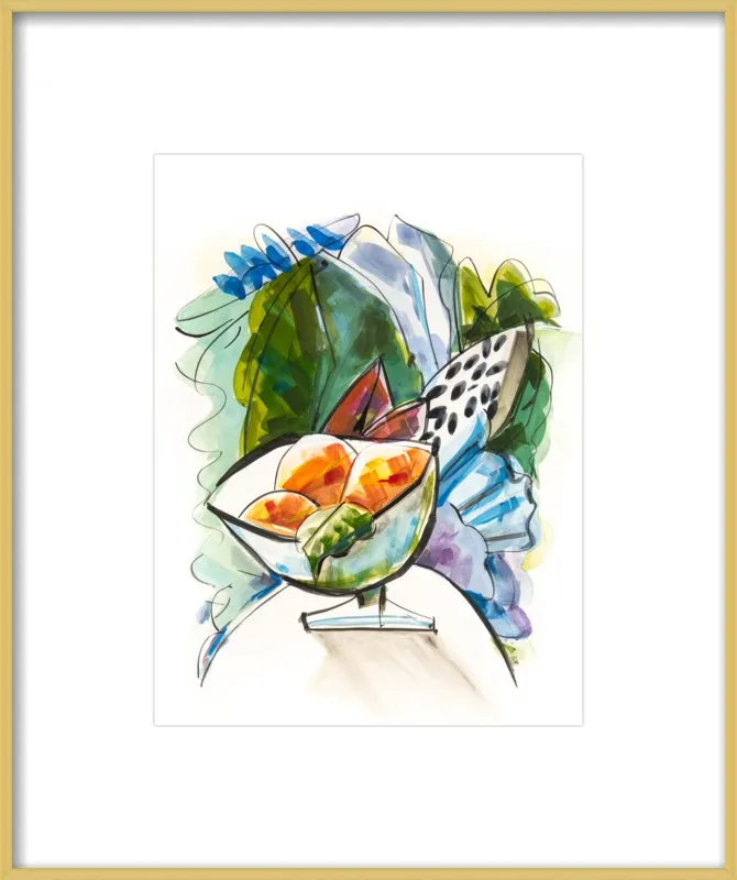 Still life with oranges by Becky Aubry for Artfully Walls