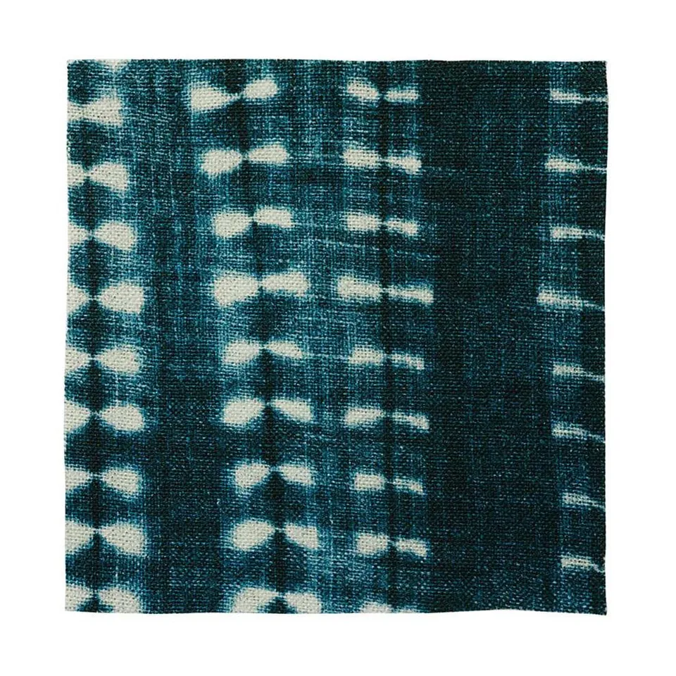 Dark Vines Indigo Outdoor Performance Fabric by St. Frank | Blue | Printed Width: 54" W Pattern Size: 27" H | Polyester