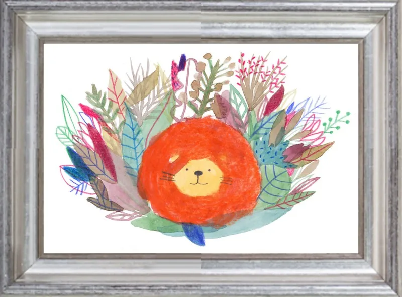 Lion by Marion Barraud for Artfully Walls
